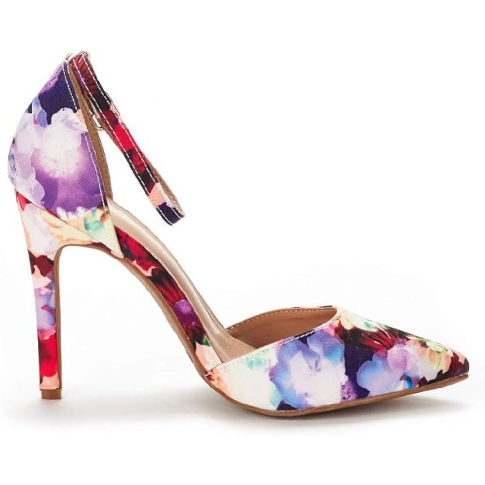 Women's Oppointed Lacey Pump Shoe Floral TPR Rubber Sole